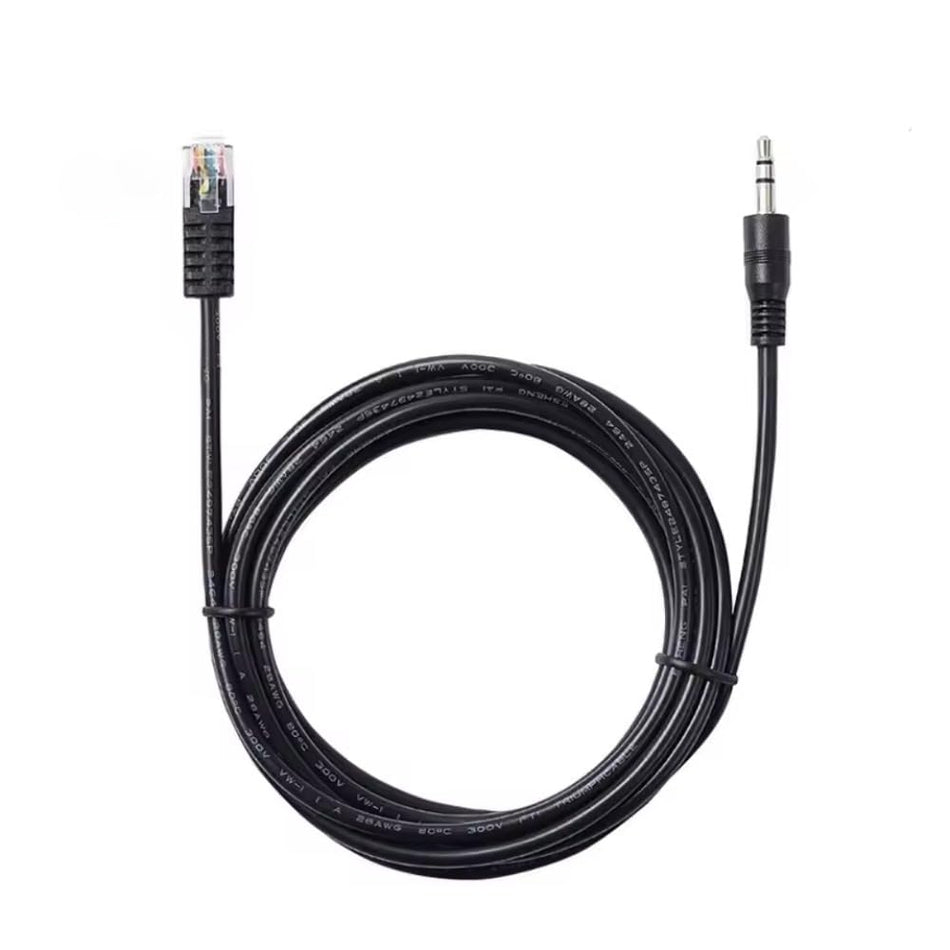 3.5mm Stereo Jack to RJ12 Cable for Fanatec Handbrake Connecting Clubsport Wheel Bases/Racing Wheels (2m,Molded)