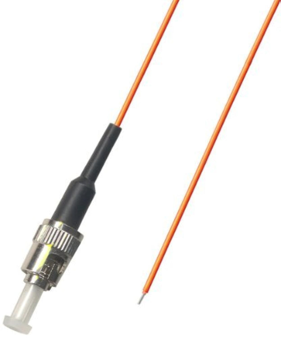 Ultra Spec Cables 10 Pack ST Multimode 62.5/125 Simplex Pigtail Fiber Optic 1M - 0.9 mil for Splice
