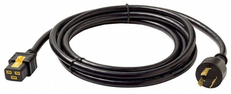 APC AP8753 Power cable (240 VAC) - IEC 320 EN 60320 C19 (F) - NEMA L6-20 (M) - 10 ft - black