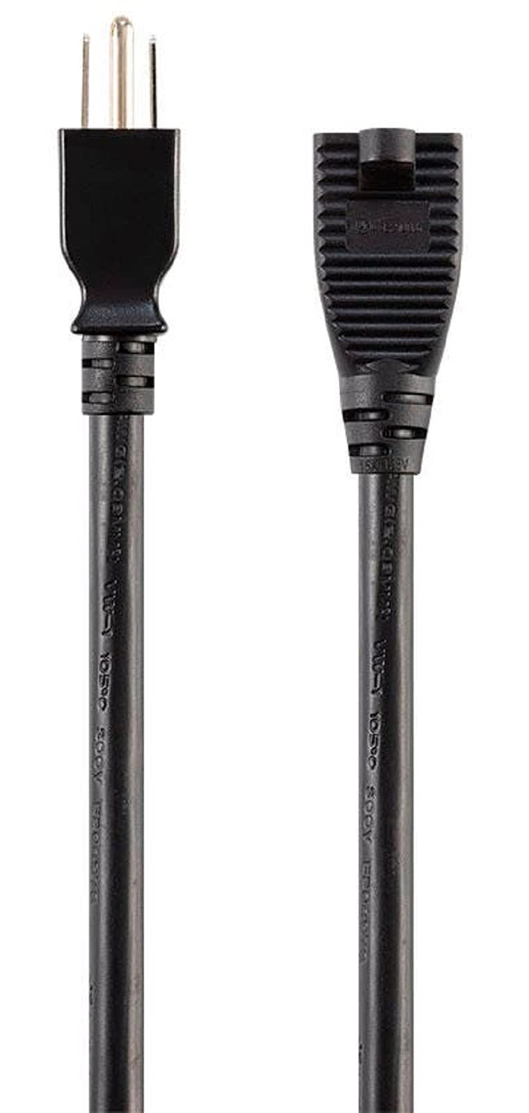 Monoprice Flat Cat6 Ethernet Patch Cable - Snagless, 550MHz, UTP, 30AWG, 5 Feet, Black - Flexboot Series