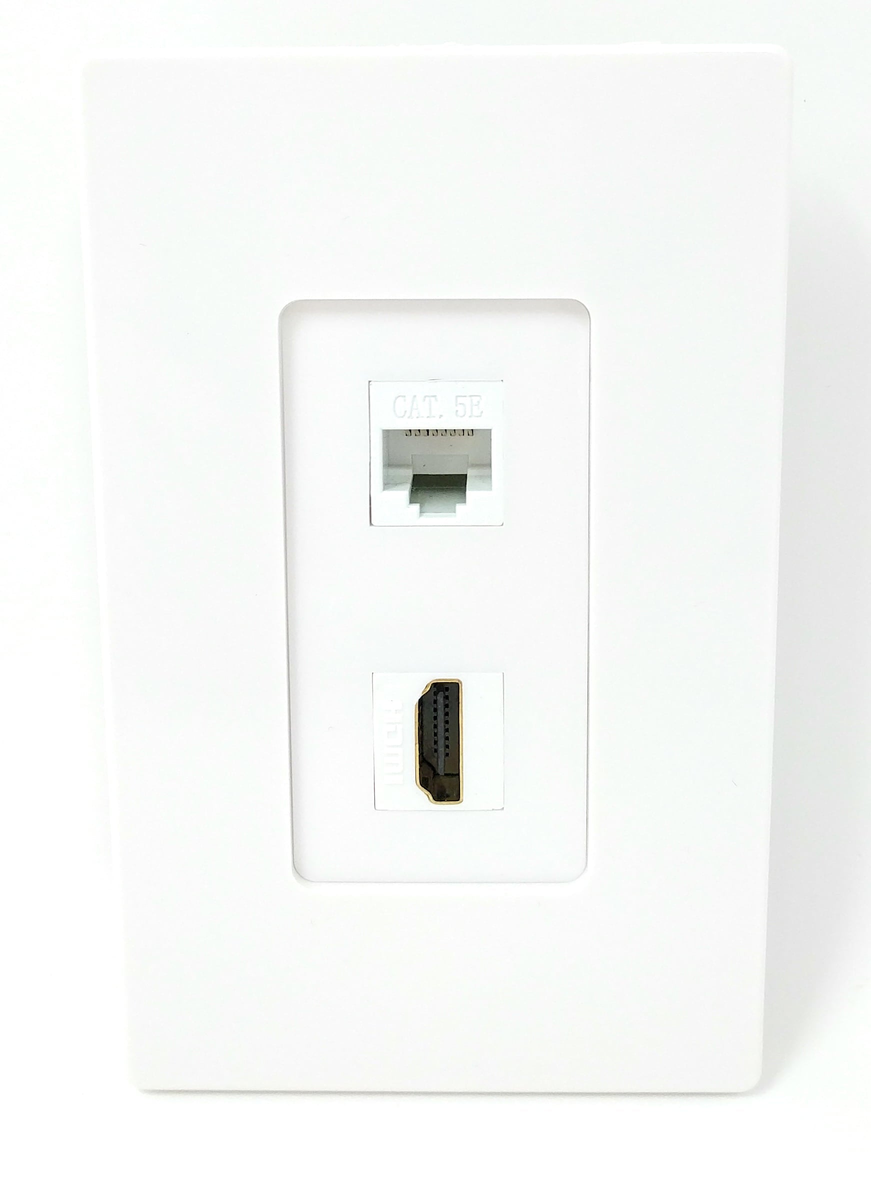 Riteav – nero con 1 porte Ethernet CAT6 arancione 1 porte speaker piastra da muro Riteav – nero con 1 porte Ethernet CAT6 arancione 1 porte speaker piastra da muro