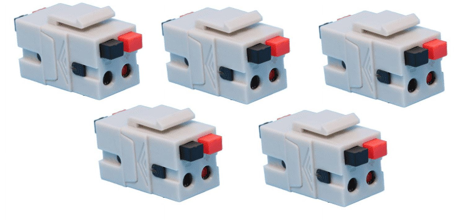 RiteAV Clip a molla per altoparlante Keystone Jack per piastre RiteAV Clip a molla per altoparlante Keystone Jack per piastre
