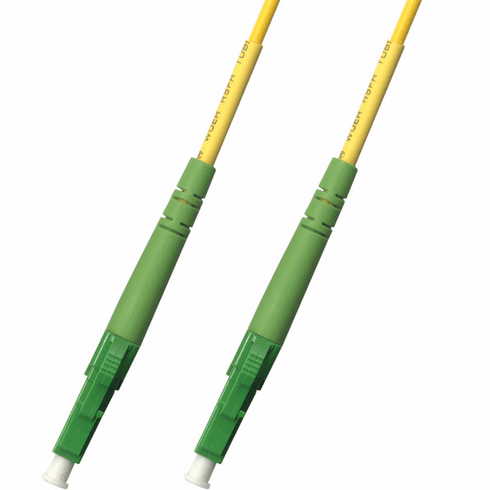 5M LC APC to LC APC Simplex Singlemode Fiber Optic Cable 9/125