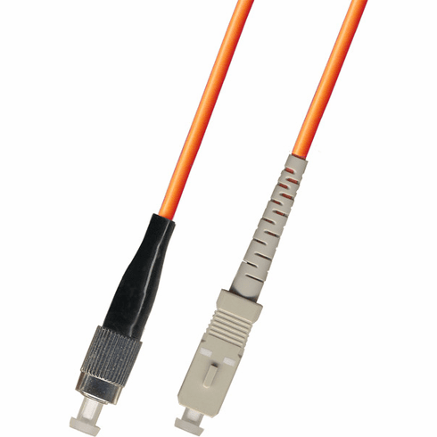 60M FC-SC Simplex Multimode Fiber Optic Cable 62.5/125 Riser