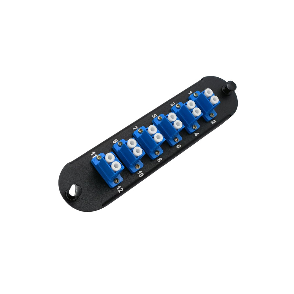 FPC-06P-SM-LCU2B - Adapter Plate 12 Fiber UPC Single Mode Duplex - CCH Footprint Equal to CCH-CP12-A9