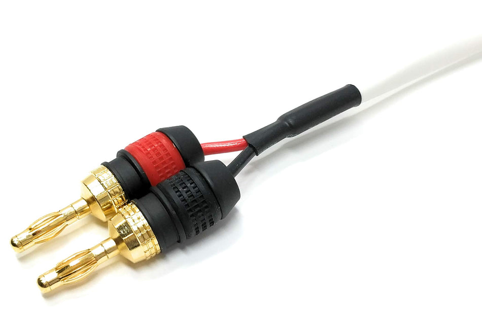 RiteAV - 14 AWG 100-Feet Direct Burial Speaker and Lighting Wire (2 Channel, Pure Oxygen Free Copper, High Strand Count) (Now with Banana Plugs Pre-Installed)