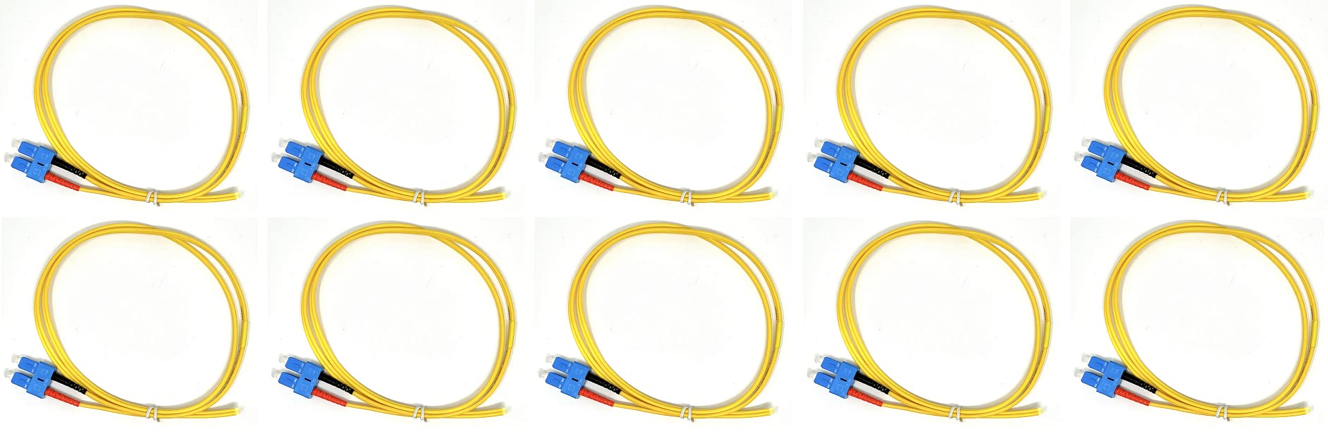 Ultra Spec Cables Fiber Optic Pigtail SC Singlemode Duplex 1M (9/125 ...