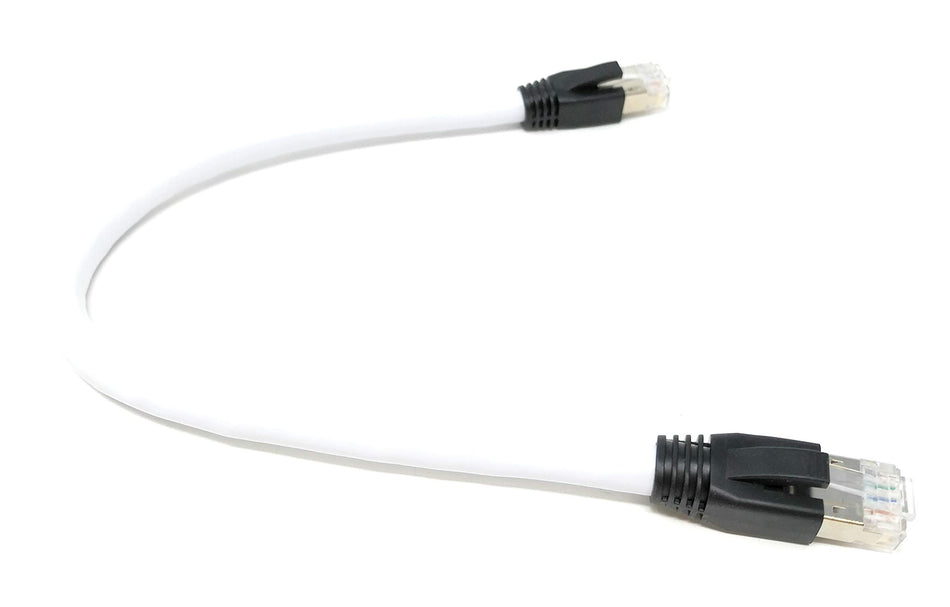 RiteAV - Cat8 Network Ethernet Cable - White - 2ft