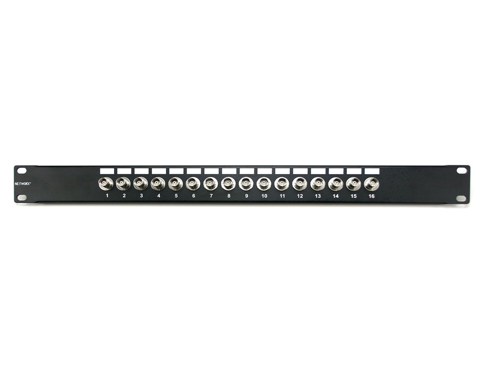 RiteAV-  Coaxial Patch Panels (16 Port, BNC)