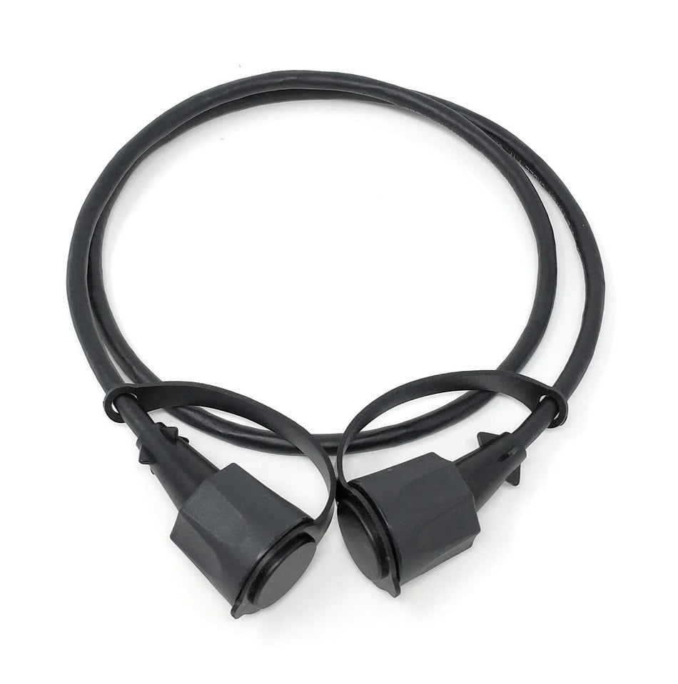 Ultra Spec Cables Industrial Outdoor Shielded Cat6 Cable with Tethered Dust Cap 10ft