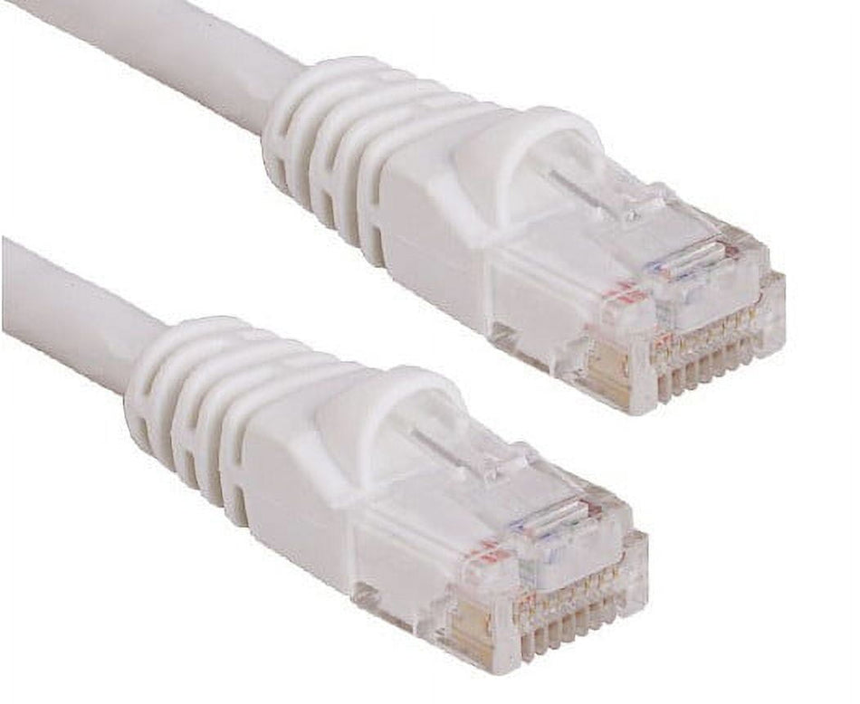 RiteAV - Cat6 Network Ethernet Cable - White - 150ft (Certified Fluke Tested)
