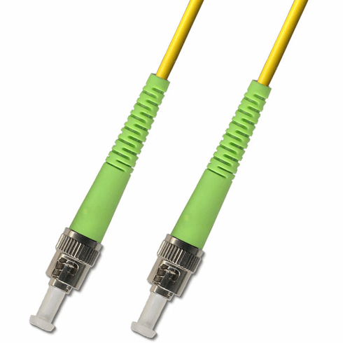 6M ST APC to ST APC Simplex Singlemode Fiber Optic Cable 9/125