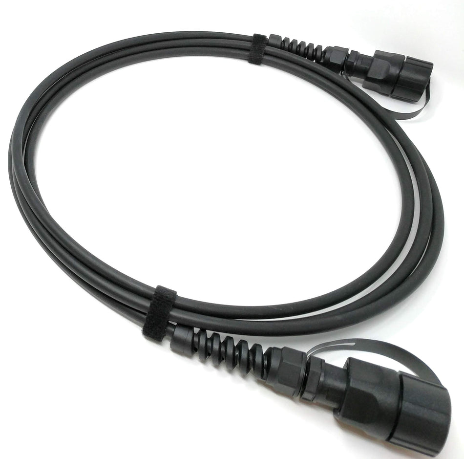 Ultra Spec Cables FTTA Circular Sealed DAS 2 Core LC-UPC/LC-UPC Singlemode Outdoor LSZH Fiber Optic Cable - 1 Meter