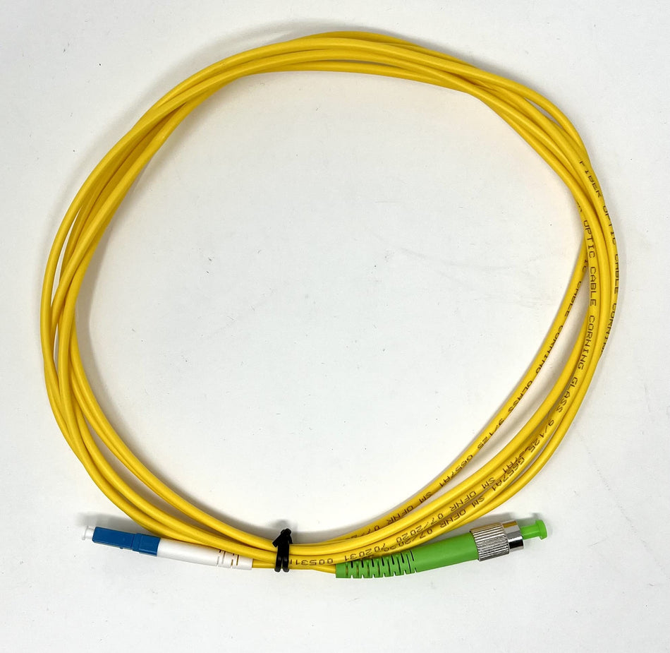 2M Singlemode SIMPLEX Fiber Optic Cable (9/125) - FC/APC to LC/UPC