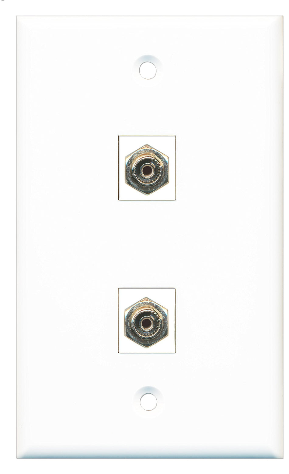 RiteAV - 2 Port Fiber FC Simplex Wall Plate - Bracket Included