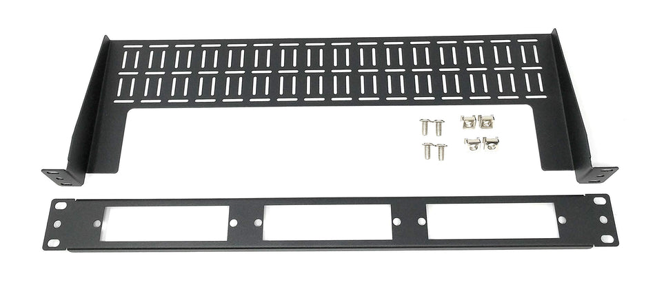 Ultra Spec Cables 1U 19" 3 LGX Patch Panel with Wire Management Tray