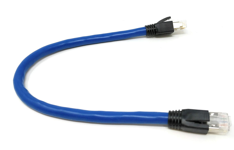RiteAV - Cat8 Network Ethernet Cable - Blue - 1ft