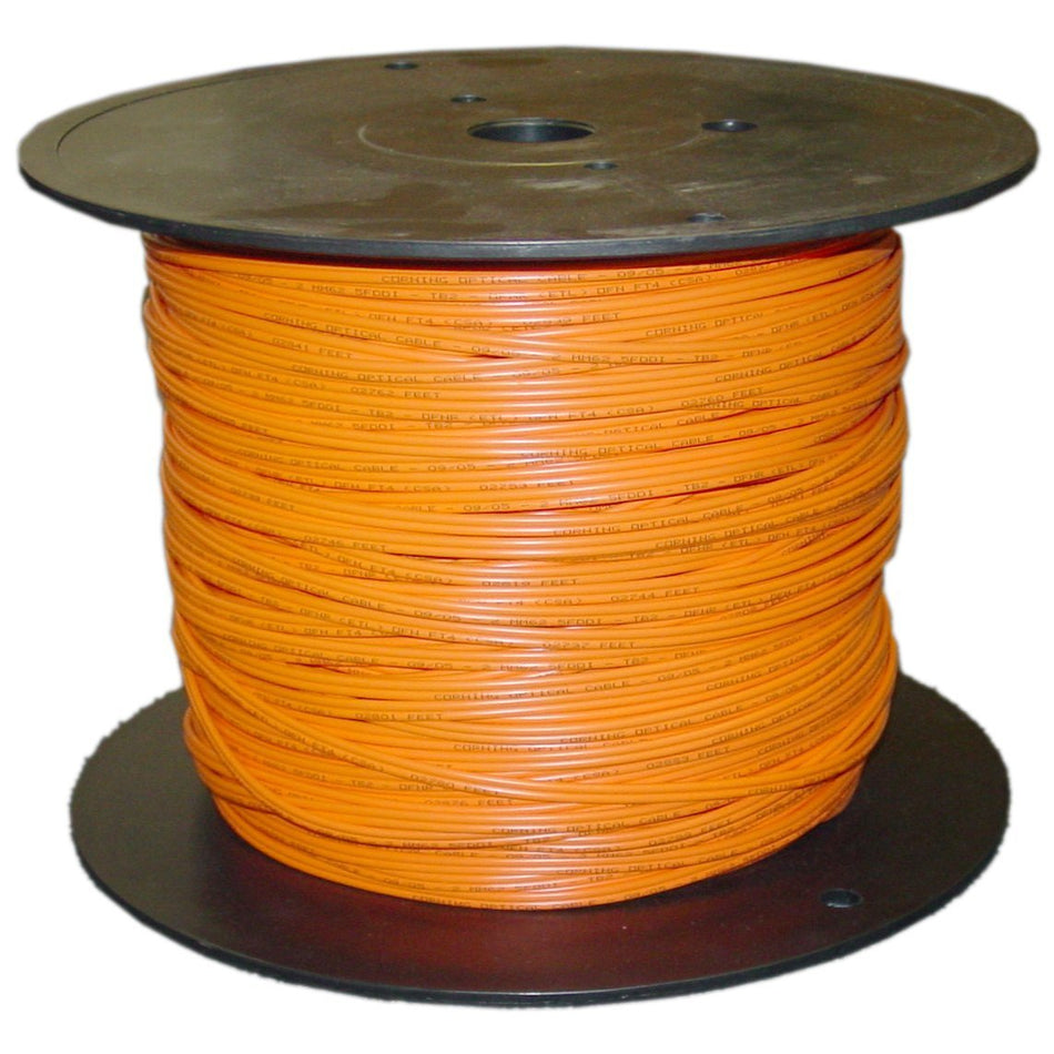 Ultra Spec Cables 1000 FT (1000FT) Bulk Fiber Optic Cable Zip Cord (2 Strands) Multimode OM1 62.5/125 Duplex (ON Spool) 3.0mm