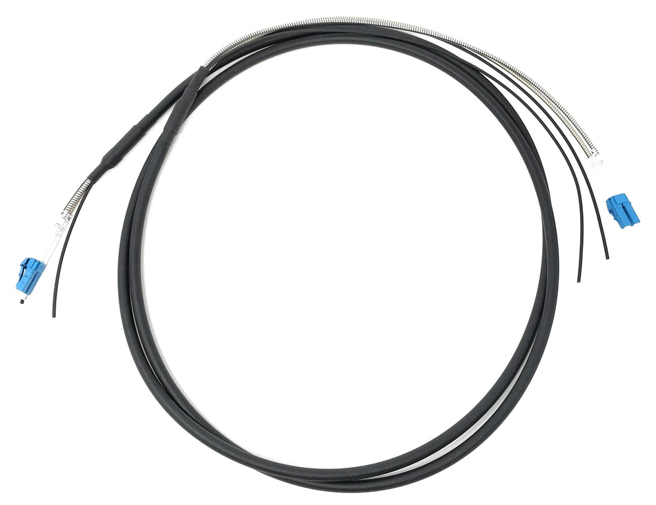Ultra Spec Cables FTTA/CPRI Waterproof Armored LC-UPC Singlemode Duplex Outdoor Fiber Optic Cable - 2 Meter