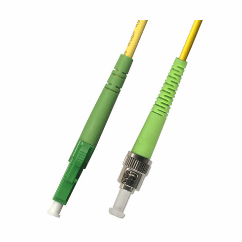 750M LC APC to ST APC Simplex Singlemode Fiber Optic Cable 9/125