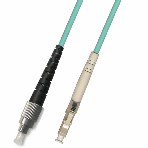 75M FC-LC Simplex Multimode Fiber Optic Cable 50/125 10 Gigabit LSZH (10GB)