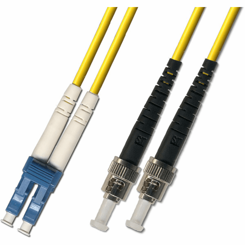 75M LC-ST Duplex Singlemode Fiber Optic Cable 9/125 LSZH