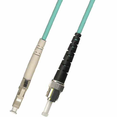 75M LC-ST Simplex Multimode Fiber Optic Cable 50/125 10 Gigabit Riser (10GB)