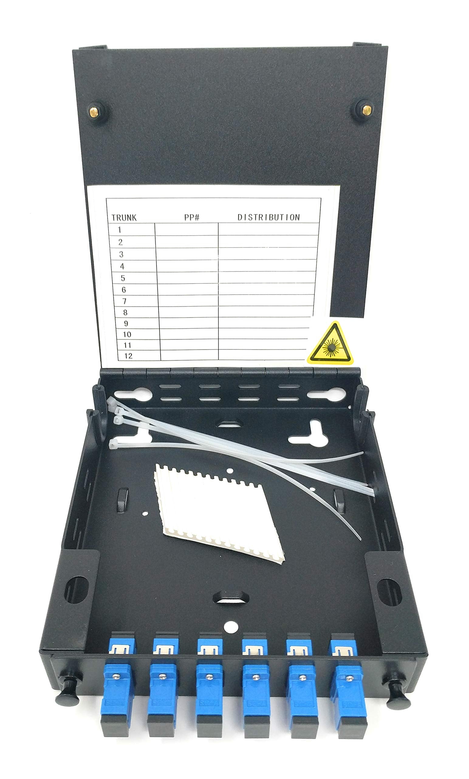 Ultra Spec Cables Wall Mount Fiber Enclosure with Splicing Module and ...