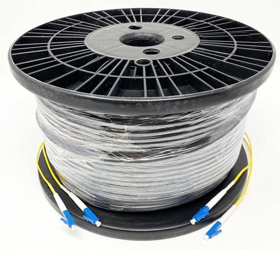 [Custom] 9/125 Fiber Optic Cable Duplex Direct Burial LC-LC 2 Strand Singlemode [Outdoor]