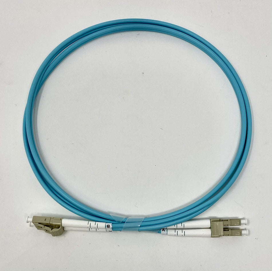 Ultra Spec Cables - Armored OM3 Multimode Duplex PVC (OFNR) LC-UPC to LC-UPC 3.0mm Fiber Optic Cable - 10 Meter