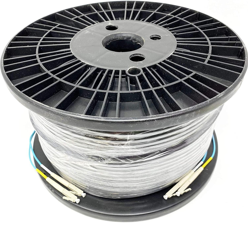 [Custom] 10GB (50/125) Fiber Optic Cable Duplex Direct Burial OM3 Multimode LC-LC Choose Length [Outdoor]