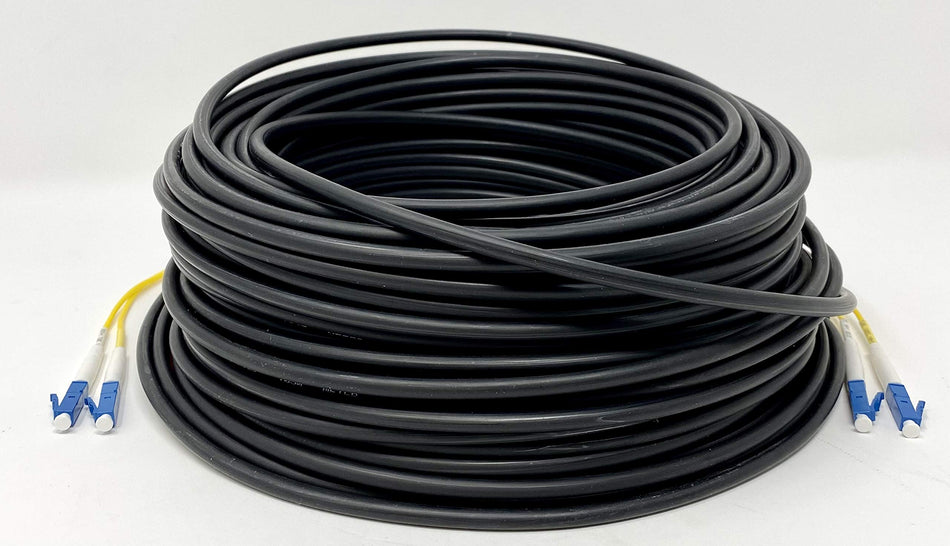 RiteAV - Direct Burial/Outdoor LC-LC 2-Strand Fiber Optic Cable - Singlemode (9/125) - 25M (82ft)