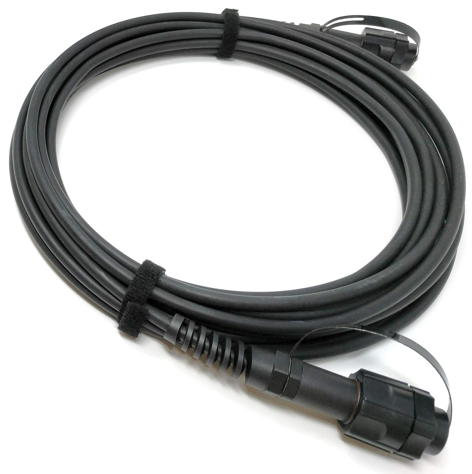 Ultra Spec Cables FTTA Circular Encapsulated 2 Core Singlemode TPU Outdoor Fiber Optic Cable - 3 Meter