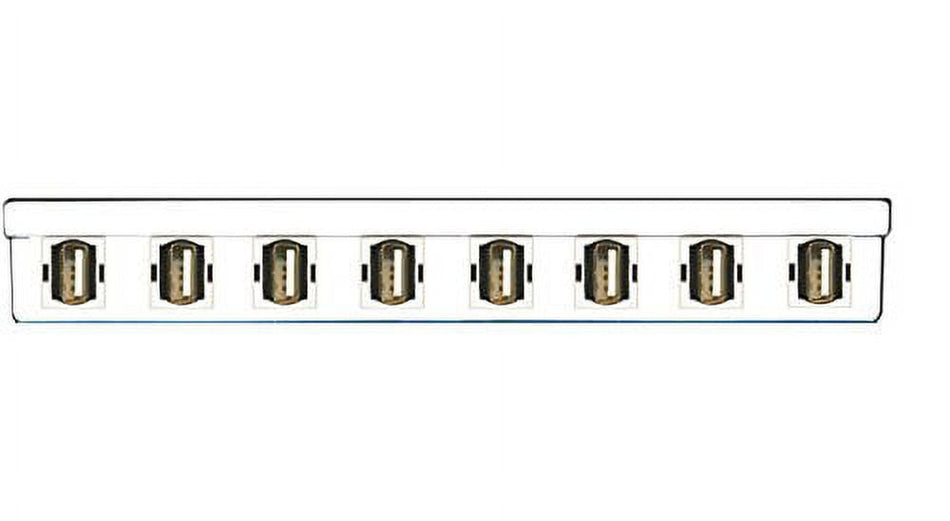 RiteAV - 8 USB 2.0 A-A Surface/Desk - Furniture Mount Box
