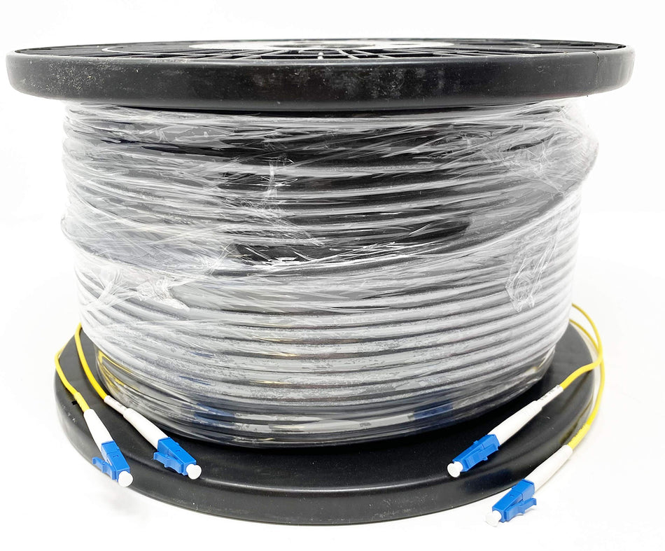 RiteAV - Direct Burial/Outdoor LC-LC 2-Strand Fiber Optic Cable - Singlemode (9/125) - 250M (820ft)
