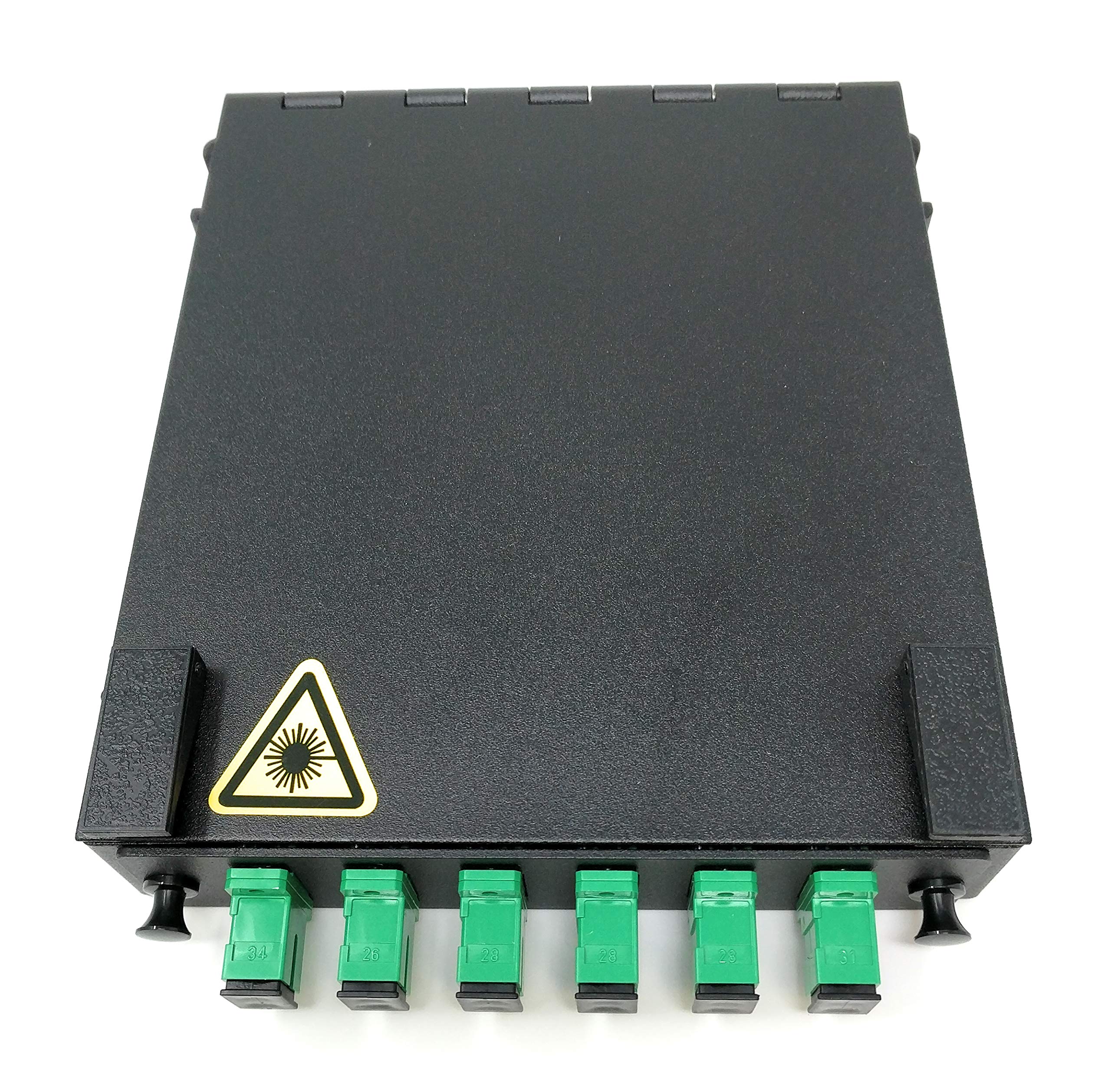 Ultra Spec Cables Wall Mount Fiber Enclosure With Spool And Loaded 6 P