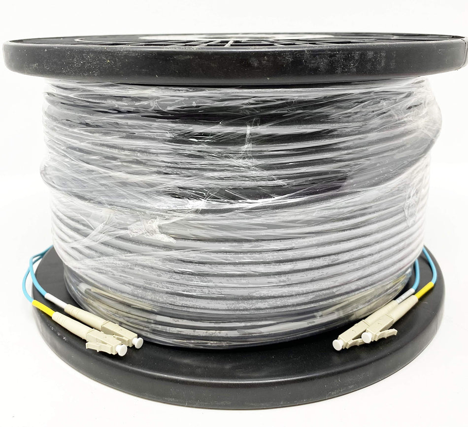 RiteAV - Direct Burial/Outdoor LC-LC 2-Strand Fiber Optic Cable - OM3 Multimode (50/125) - 250M (820ft)