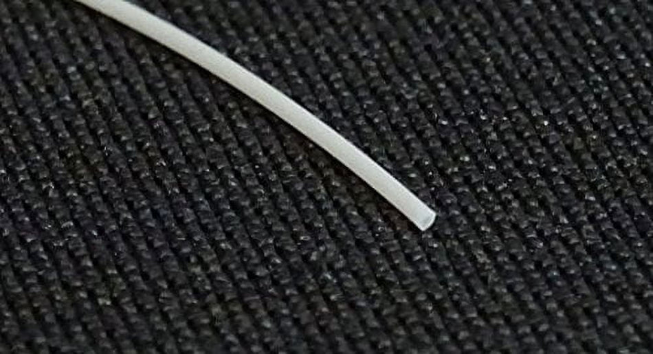 RiteAV 10M 0.9mm White Fiber Optic Cable Bulk Raw Furcation Tubing Jacketing