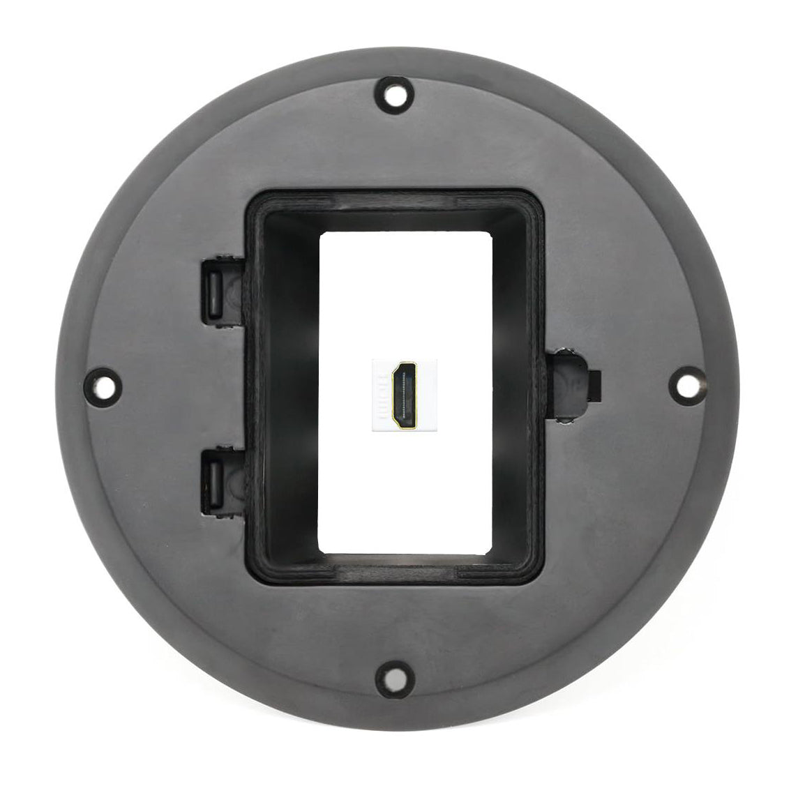 RiteAV 1 Port HDMI Jack Wall Plate - Floor Box [Black]