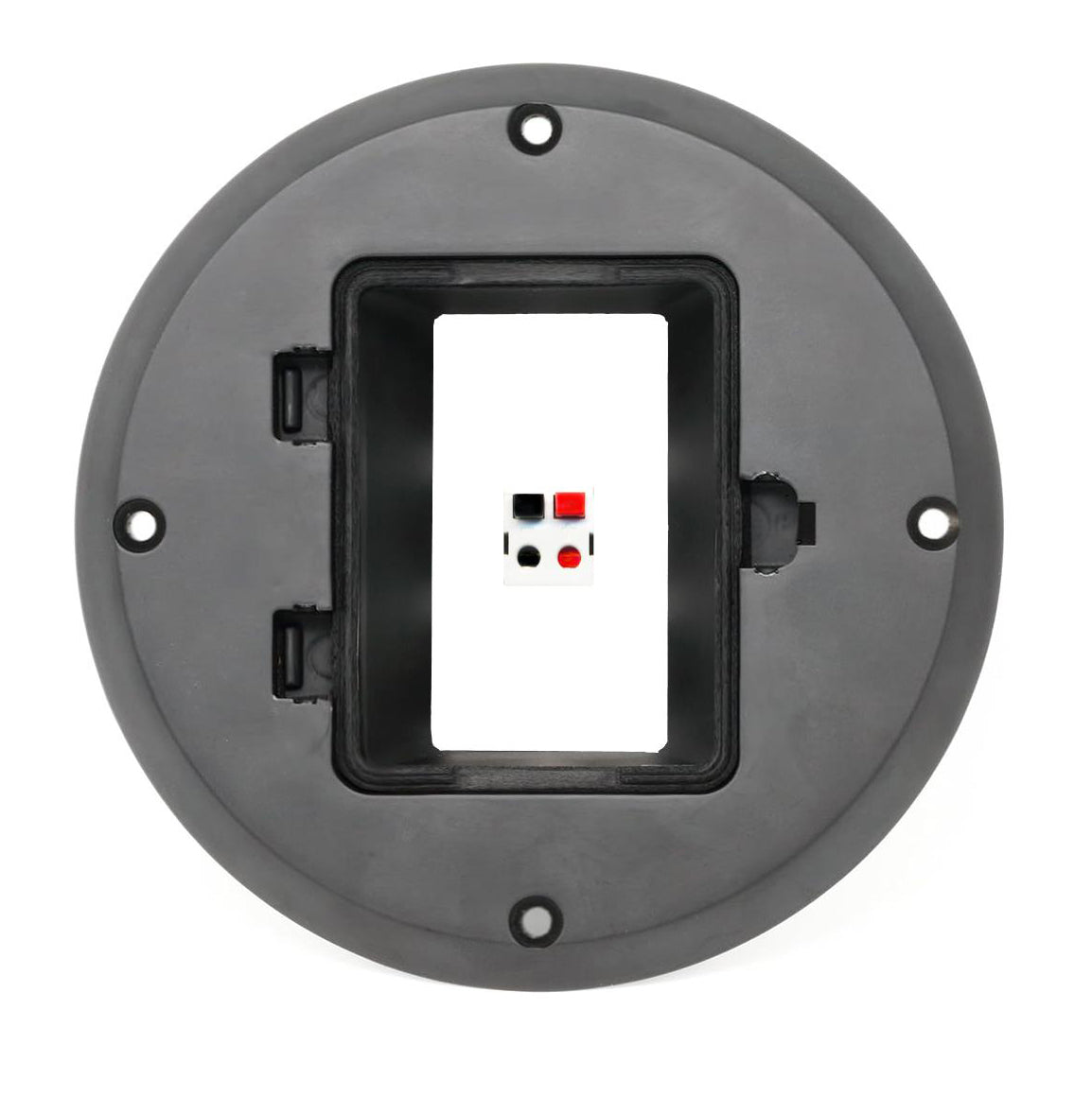 RiteAV 1 Port Speaker Jack Wall Plate - Floor Box [Black]