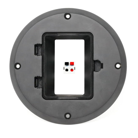 RiteAV 1 Port Speaker Jack Wall Plate - Floor Box [Black]
