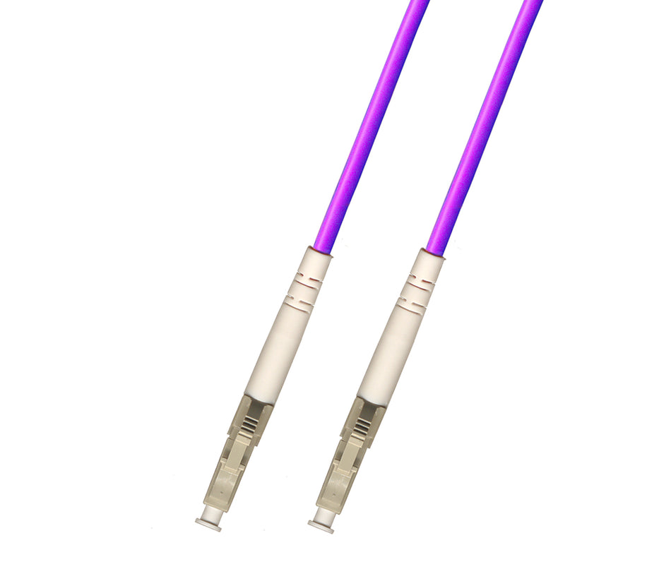 Ultra Spec Cables 25M Multimode Simplex OM4 Fiber Optic Patch Cable Cord (50/125) - LC to LC