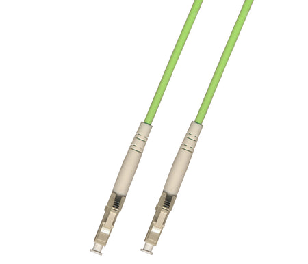 5M 100Gb OM5 Multimode Simplex Fiber Optic Cable (50/125) - LC to LC - Lime Green
