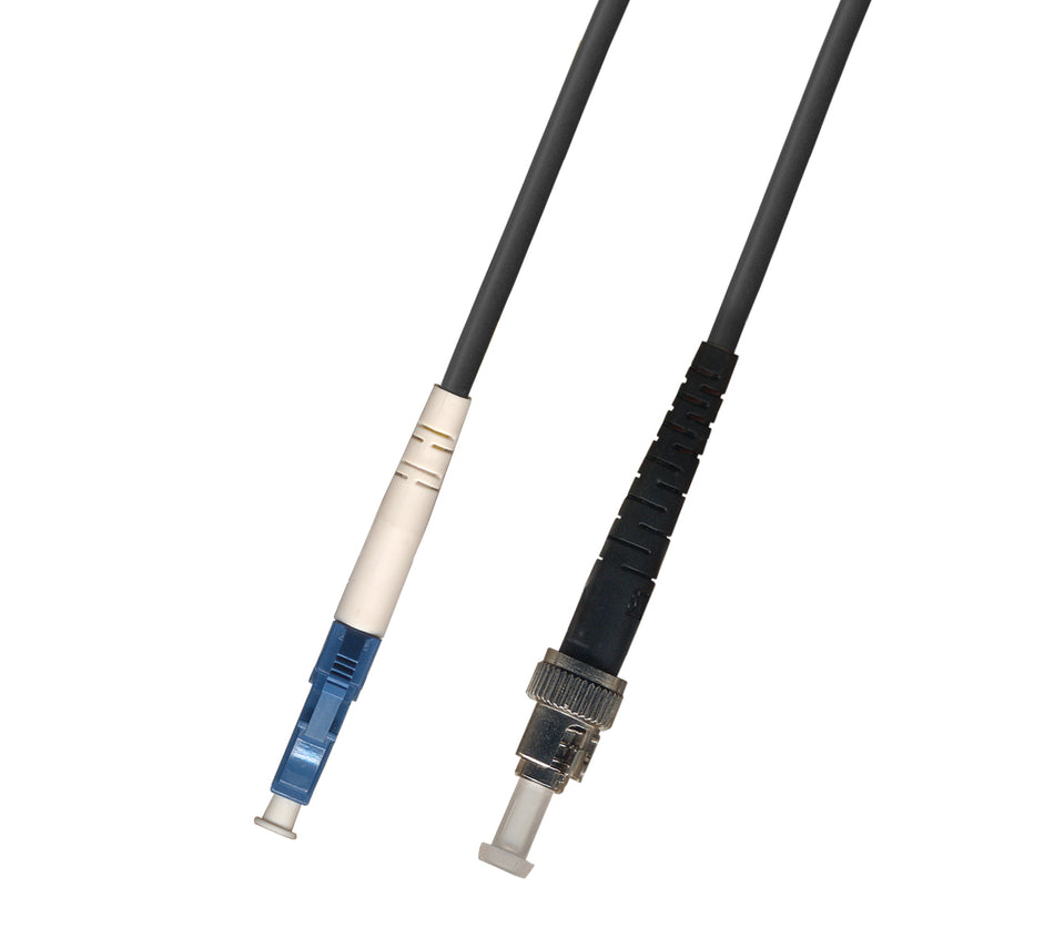 25M (82ft) LC-ST Outdoor Armored Fiber Optic Cable Simplex Singlemode 9/125 Jumper 25 Meter Patch Cord