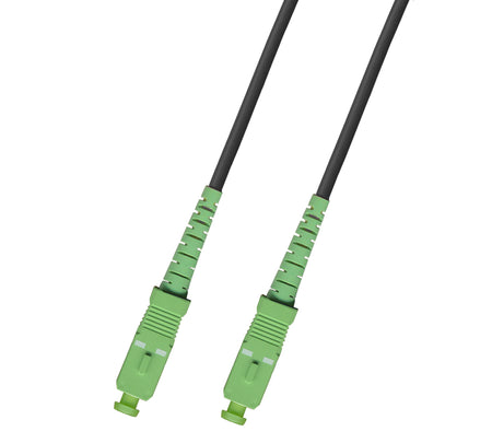 15M (49.2ft) SC-APC-SC-APC Outdoor Armored Fiber Optic Cable Simplex Singlemode 9/125 Jumper 15 Meter Patch Cord