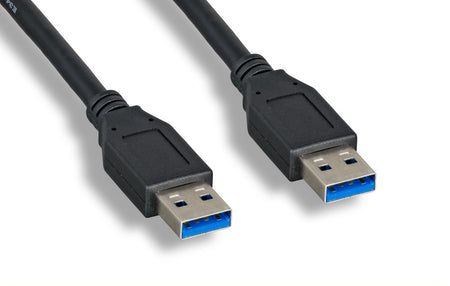 RiteAV USB 3.0 A Male to A Male Cable 6ft for Laptop Computer 2 Pack