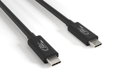 RiteAV USB 4.0 Gen2X2 Type C 40Gbps/240w Male/Male Cable, Black 1M (3.2ft) [10 PACK]
