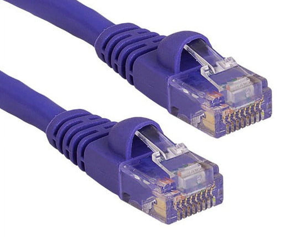 RiteAV - Cat6 Network Ethernet Cable - Purple - 150ft (Certified Fluke Tested)