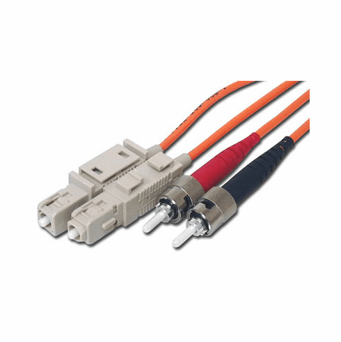 Fiber Optic Patch Cable SC/ST, Duplex, 5m