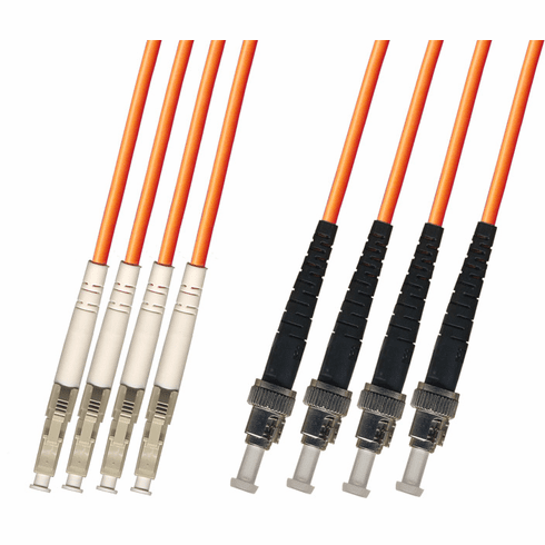 LC/ST 4 Strand Fiber Optic Cable (50/125) Multimode 100M
